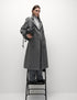 Marks & Spencer "Belted Double Breasted Longline Trench Style Coat"